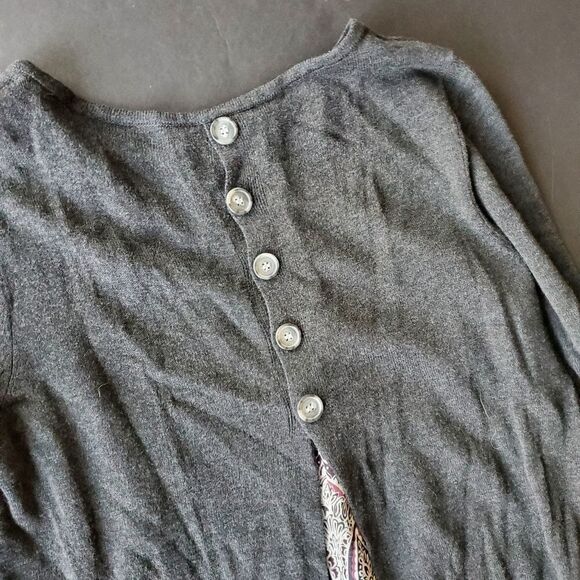 Apt 9 Sweater with Chiffon Underlay - Picture 7 of 10